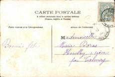 VINTAGE POSTCARD Annviversaire Flowers