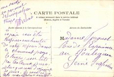 Las flores del festival de Bonne de la POSTAL de la VENDIMIA celebran tienen Boulogne