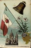 VINTAGE POSTCARD To remember Of the Sacring Heart De Montmartre Paris