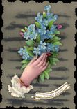 La POSTAL de la VENDIMIA para recordar amistad de D florece la mano