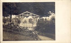 Postal photo puerta del jardin