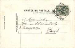 POSTAL Fontana Di Villa Umberto Roma de la VENDIMIA