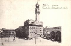 Di Cambio de Firenze Palazzo Vecchio Architettura di Arnolfo de la POSTAL de la VENDIMIA