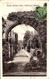 VINTAGE POSTCARD Canterbury Monks Ruins Cathedral