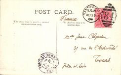 VINTAGE POSTCARD Priory Ruins Canterbury Cathedral