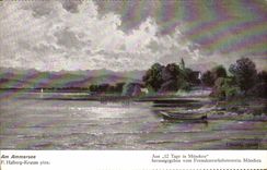 VINTAGE POSTCARD Am Ammersee Halberg Krauss Pinx