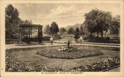 CPA M Gladbach Partie Im Volksgarten 