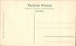 POSTAL Cordoba Interier de la VENDIMIA de Mezquita Galeria de columnas