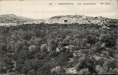 VINTAGE POSTCARD Tiboursouk Panoramic View