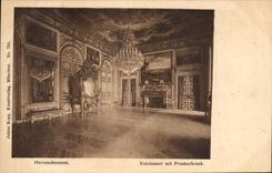 VINTAGE POSTCARD Herrenchiemse Vorzimmer MIT Prunkschrank