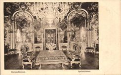 VINTAGE POSTCARD Herrenchiemse Speisezimmer