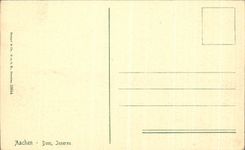 VINTAGE POSTCARD Aachen Dom Inneres