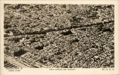 VINTAGE POSTCARD Barcelona Vista Parcial Del Interior