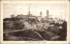 VINTAGE POSTCARD Barcelona Tibidabo Cusp