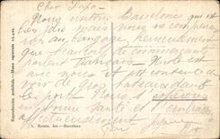 VINTAGE POSTCARD Barcelona Tibidabo Cusp