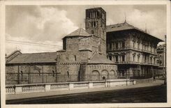 Pez gordo E monumental Chiesa de Genova de la POSTAL de la VENDIMIA