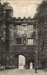 VINTAGE POSTCARD Cambridge Trinity Gateway College