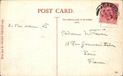 VINTAGE POSTCARD Cambridge Trinity Gateway College