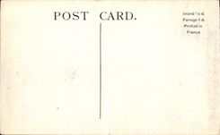 Cara del norte de la casa de Osborne de la POSTAL de la VENDIMIA donde la reina Victoria murio en 1901