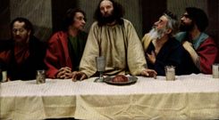 VINTAGE POSTCARD Cene Christ