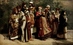 VINTAGE POSTCARD the Magi