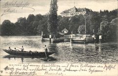 VINTAGE POSTCARD Mainau Brque of