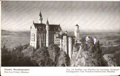 VINTAGE POSTCARD Neuschwanstein Fussen
