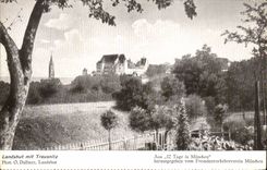 VINTAGE POSTCARD Landshut MIT Trausnitz