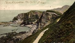 VINTAGE POSTCARD Ilfracombe Torrs Walks