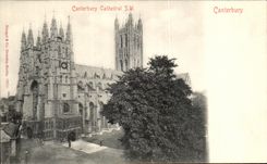 VINTAGE POSTCARD The Canterbury Cathedral