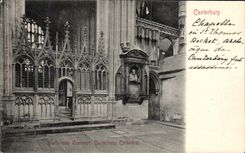 VINTAGE POSTCARD Canterbury Cathedral Martyrdom transept