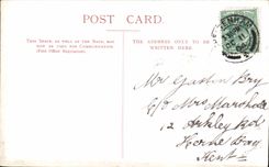 VINTAGE POSTCARD Summer Evening At Montpellier