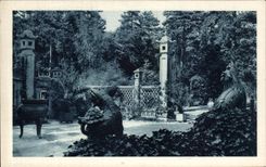 Recuerdo indochino de la agronomia colonial nacional del instituto D de la POSTAL de la VENDIMIA visto de la terraza del templo conmemorativo