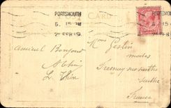 VINTAGE POSTCARD Church off St Mary Kingston Portsmouth