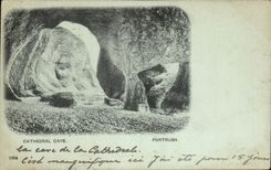 VINTAGE POSTCARD Cathedral Undermines Portrush