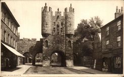 VINTAGE POSTCARD York Micklegate