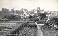 VINTAGE POSTCARD Hexham From Station