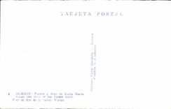 CPA Burgos Puente Arco de Santa Maria Aren of the Virgin Mary