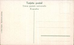 VINTAGE POSTCARD Barcelona Plasa of Universidad