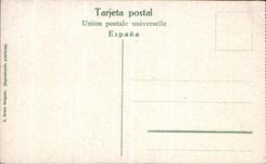 VINTAGE POSTCARD Barcelona Parks