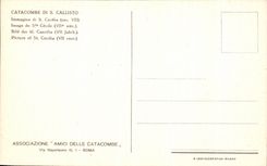 CPA Catacombe Di Callisto Ste Cecile