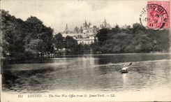 VINTAGE POSTCARD London The New War Office From St Jmes park
