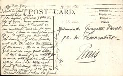 Esquina de los poetas de la abadia de Londres Westminster de la POSTAL de la VENDIMIA