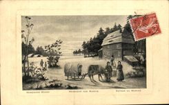 CPA Homeward Bound Heimkehr vom Markte Retour du marche