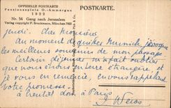 CPA Gang nach Jerusalem