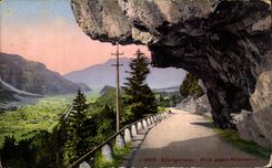 CPA Brunigestrasse Blick Gegon Brienzersee