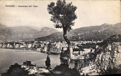 CPA Sorrento Panorama Dal Capo 