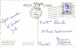 MODERN CARD London Buckingham Palac Westminster Abbey