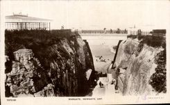 Cabo de Margate Newgate de la POSTAL de la VENDIMIA