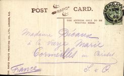 Cabo de Margate Newgate de la POSTAL de la VENDIMIA